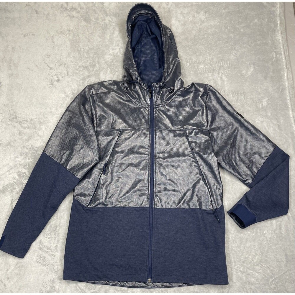 Under Armour Men's Large Hybrid Anorak Windbreaker 1/2 Zip Jacket